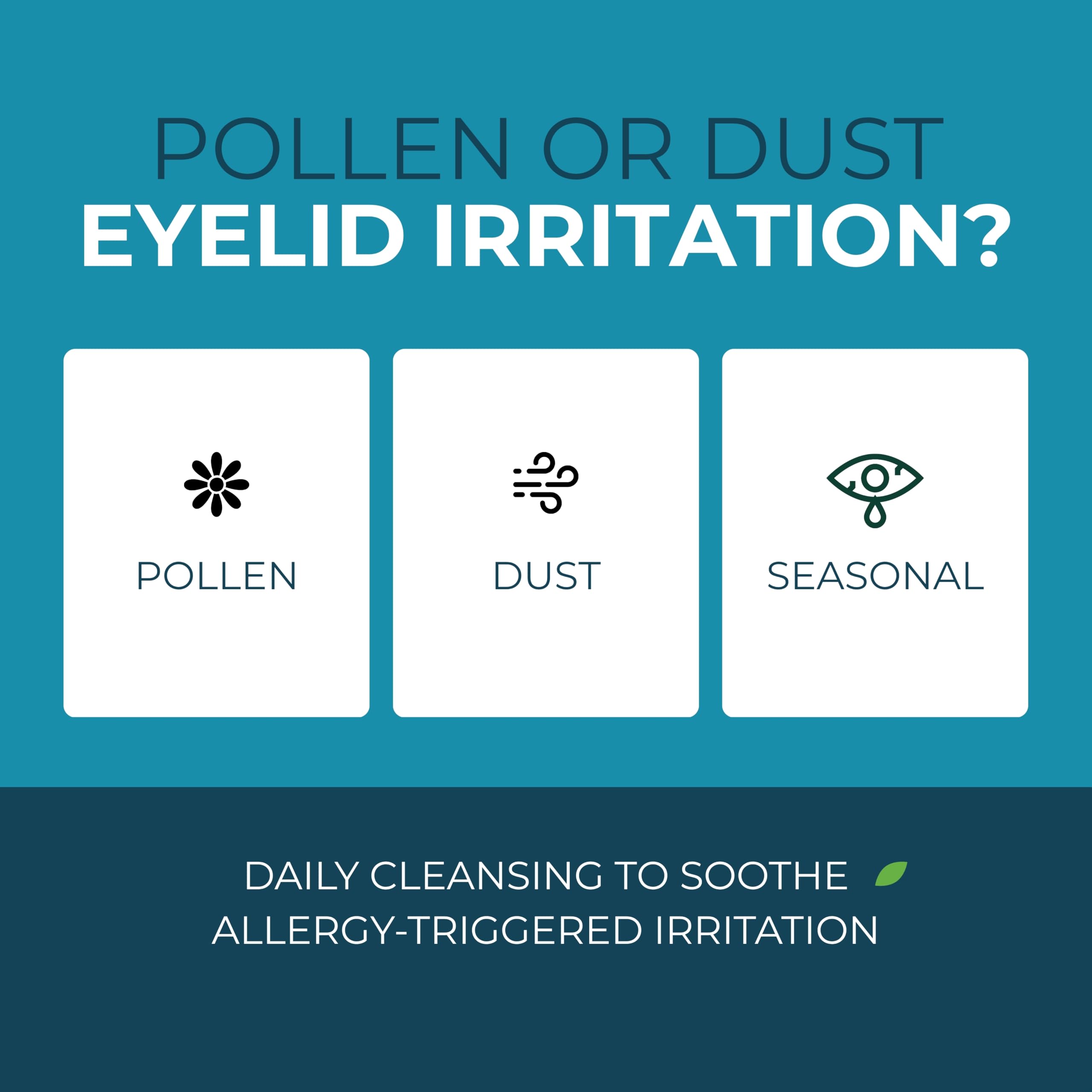NOVEHA 180 panni per alleviare le allergie, tamponi per la pulizia degli occhi pre-inumiditi, ipoallergenici, riducono il prurito, il rossore e il disagio causato da allergie, puliscono, leniscono e