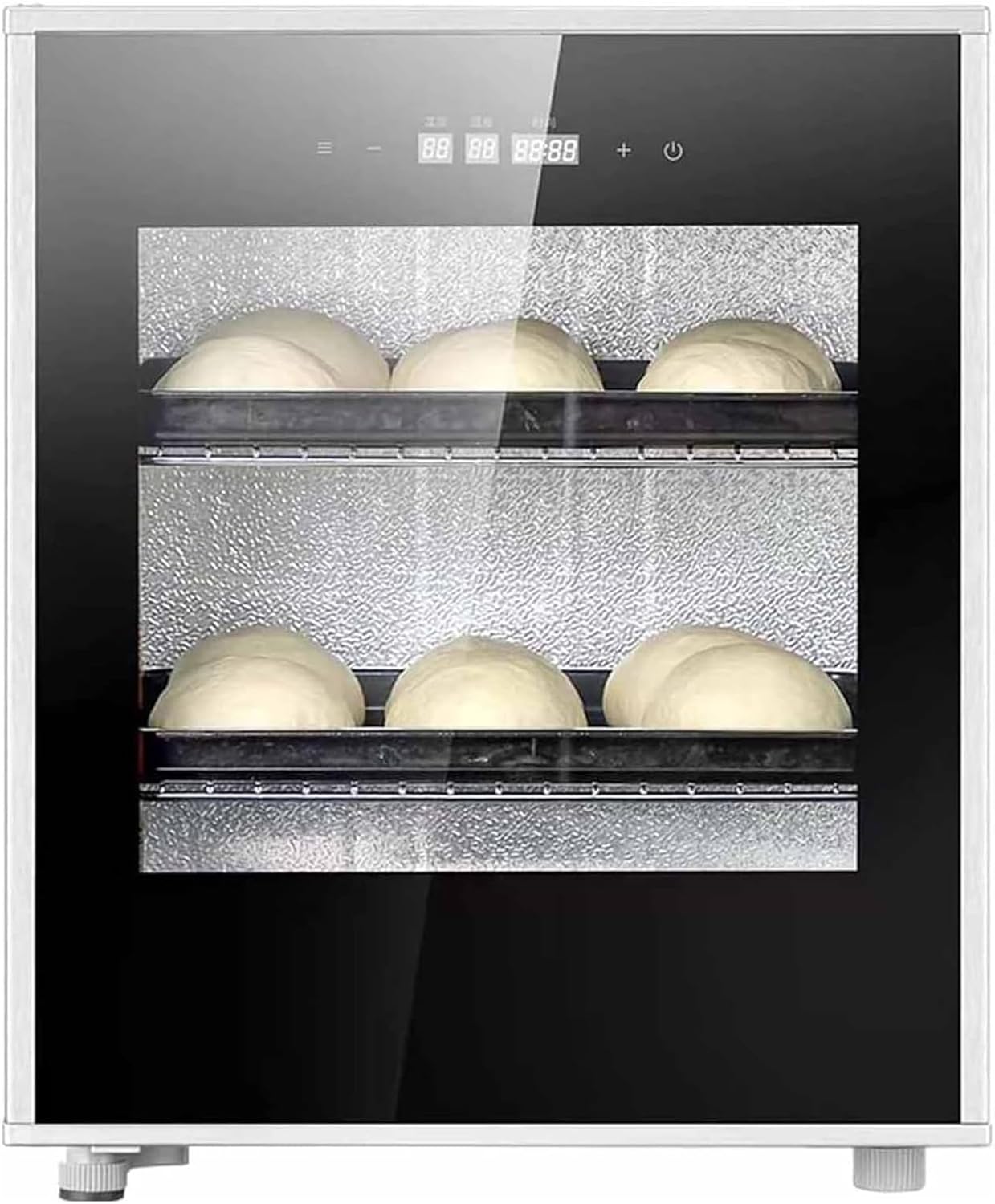 Professional 40L Bread Proofer & Fermentation Box | Precision Digital Control (20-50°C, 60-90% RH) for Sourdough, Yogurt, Pizza Dough, Natto & Soap Making,A