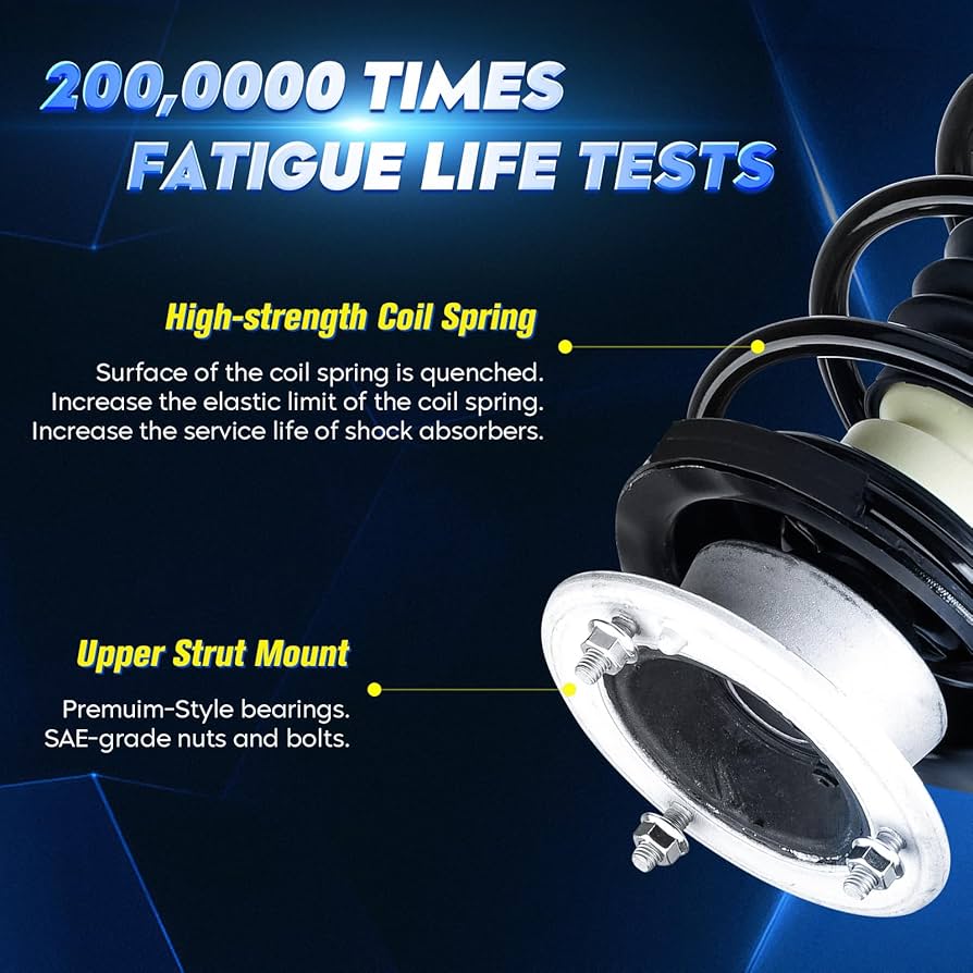 Amazon.com: Front Strut Shock Assembly w/Coil Spring for BMW