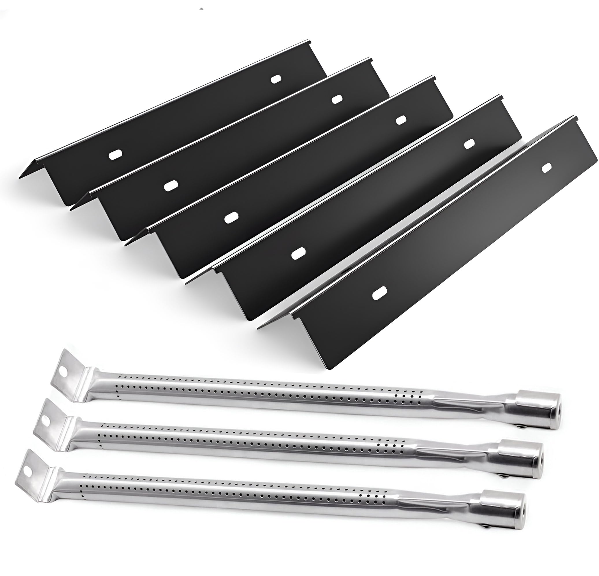 Parti di ricambio per griglie Napoleon Rogue 425: bruciatori SS 304 e piastre di cottura in porcellana per Phantom SE 425 RSIB, PRO 425 SIB, XT 425 SIB, parti griglia Napoleon Rogue