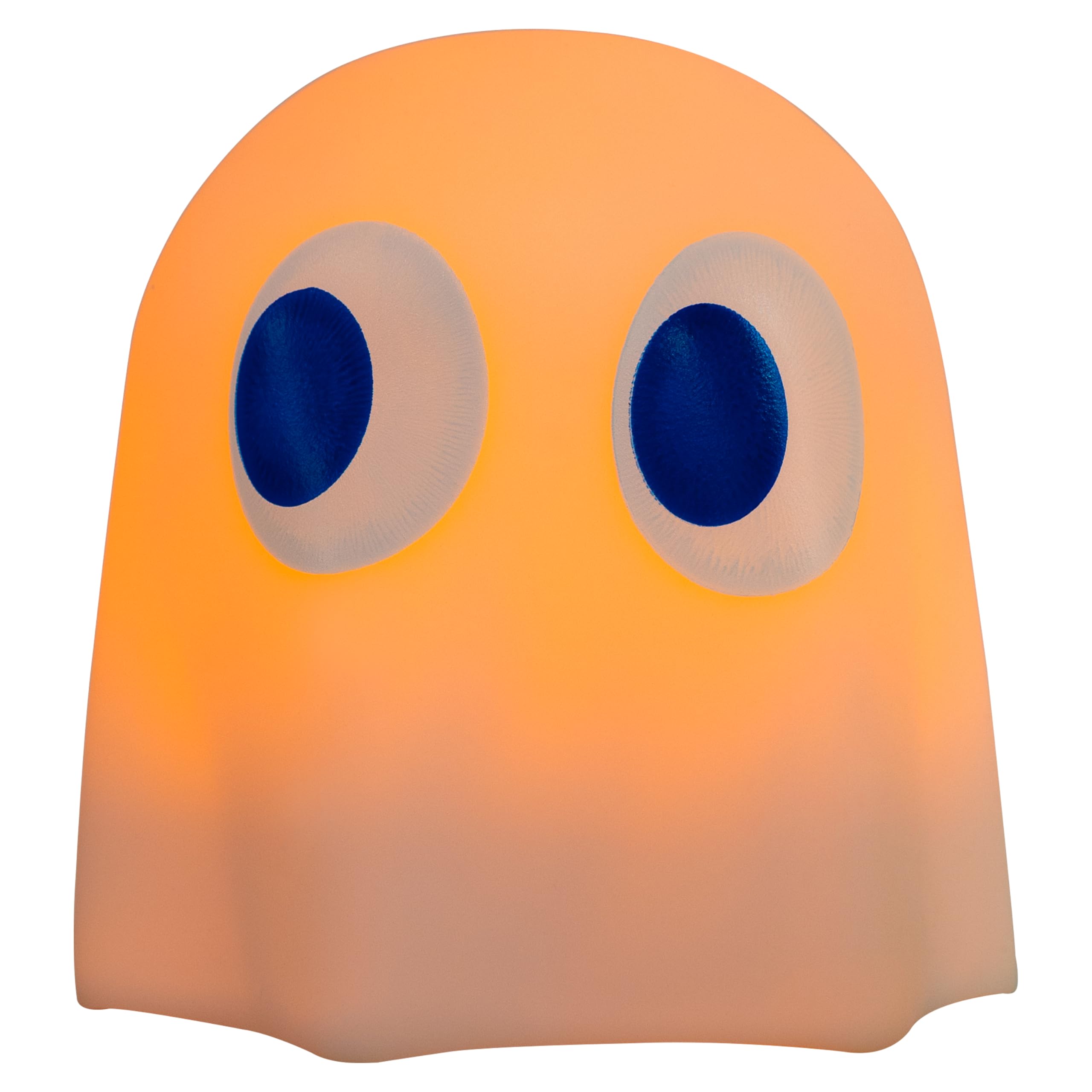 Pac-Man Colour Changing Ghost Mood Light. Touch & Squeeze Sensitive 3D Silicone Lamp. 9.9cm Tall. Battery Powered. Officially Licensed Pac-Man Merchandise. — view 4