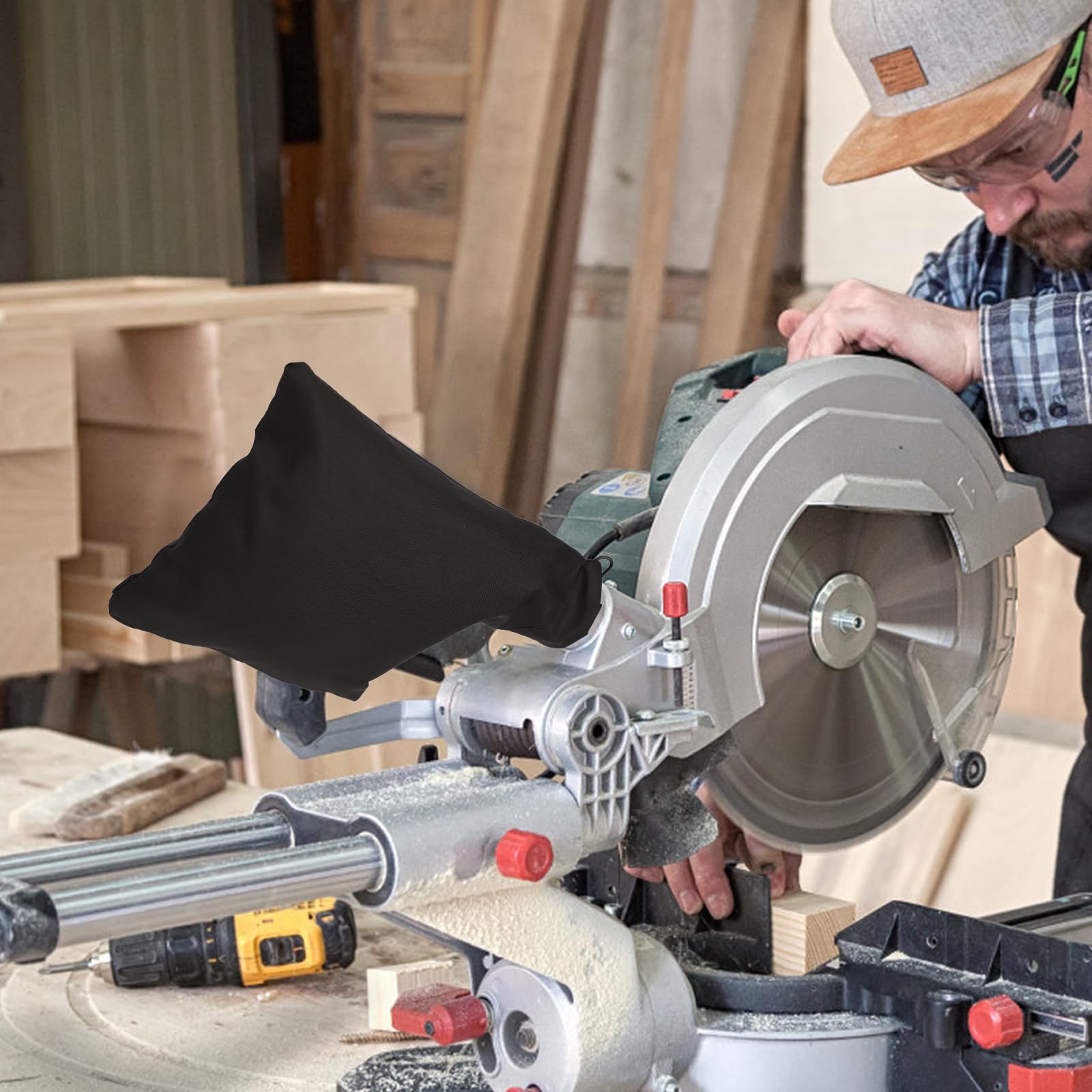 Sacchetti Per Collettore Polvere Per Troncatrice - 2 Pezzi Con Cerniera, Per Sega E Levigatrice - Foto 4