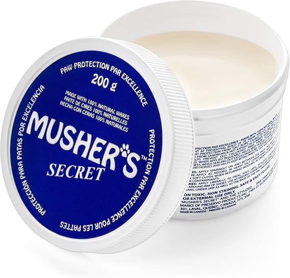 Musher's Secret Dog Paw Wax 200 g (7oz) Moisturizing Dog