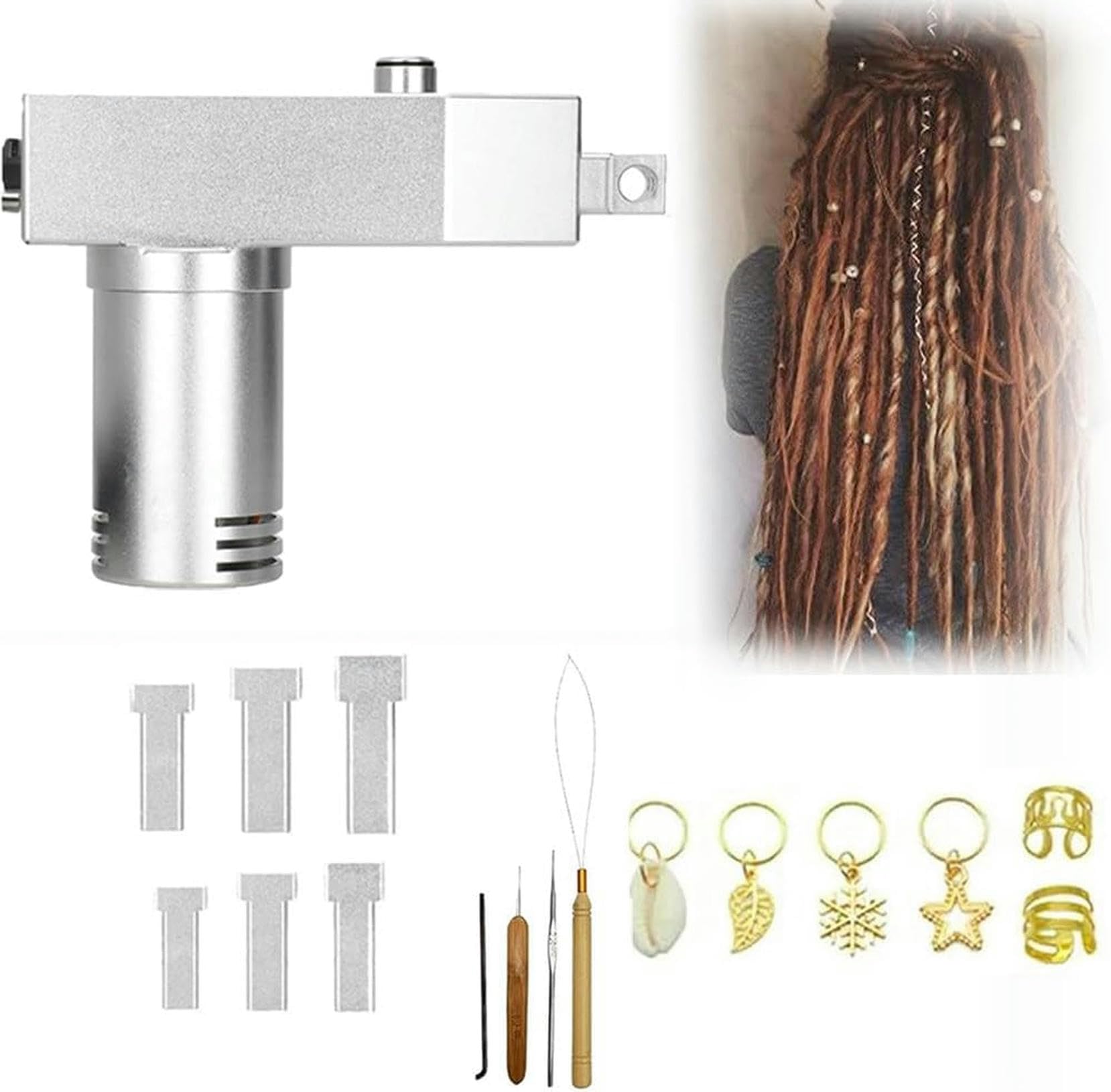 Machine à dreadlocks électrique pour réussir ses extensions de cheveux sans noeuds