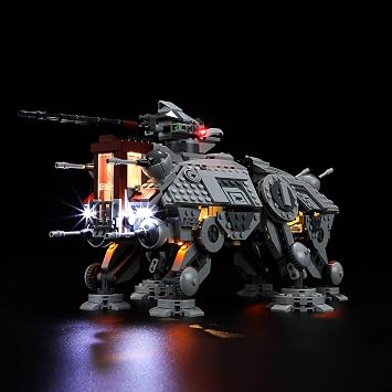 GEAMENT LED Light Kit Compatible with Lego at-TE Walker - Lighting Set for 75337 Building Model Model Set Not Included