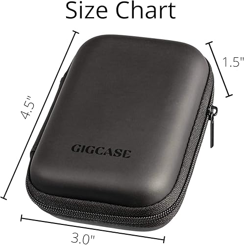 Miniatura 5 de IEM - Funda para monitores intrauditivos, auriculares y audífonos, bolsa de almacenamiento de viaje EVA para KZ ZS10ZS10 ProZSNZSTZEXAS10AS16, CCZ