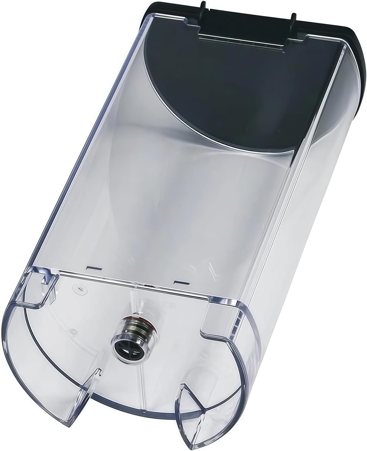 Transparent water tank replacement part for Nespresso Pixie series espresso machines, dimensions: 3×6×9 inches, compatible with XN300D10, XN3002010, XN300910, XN300510, XN300810, and XN300610