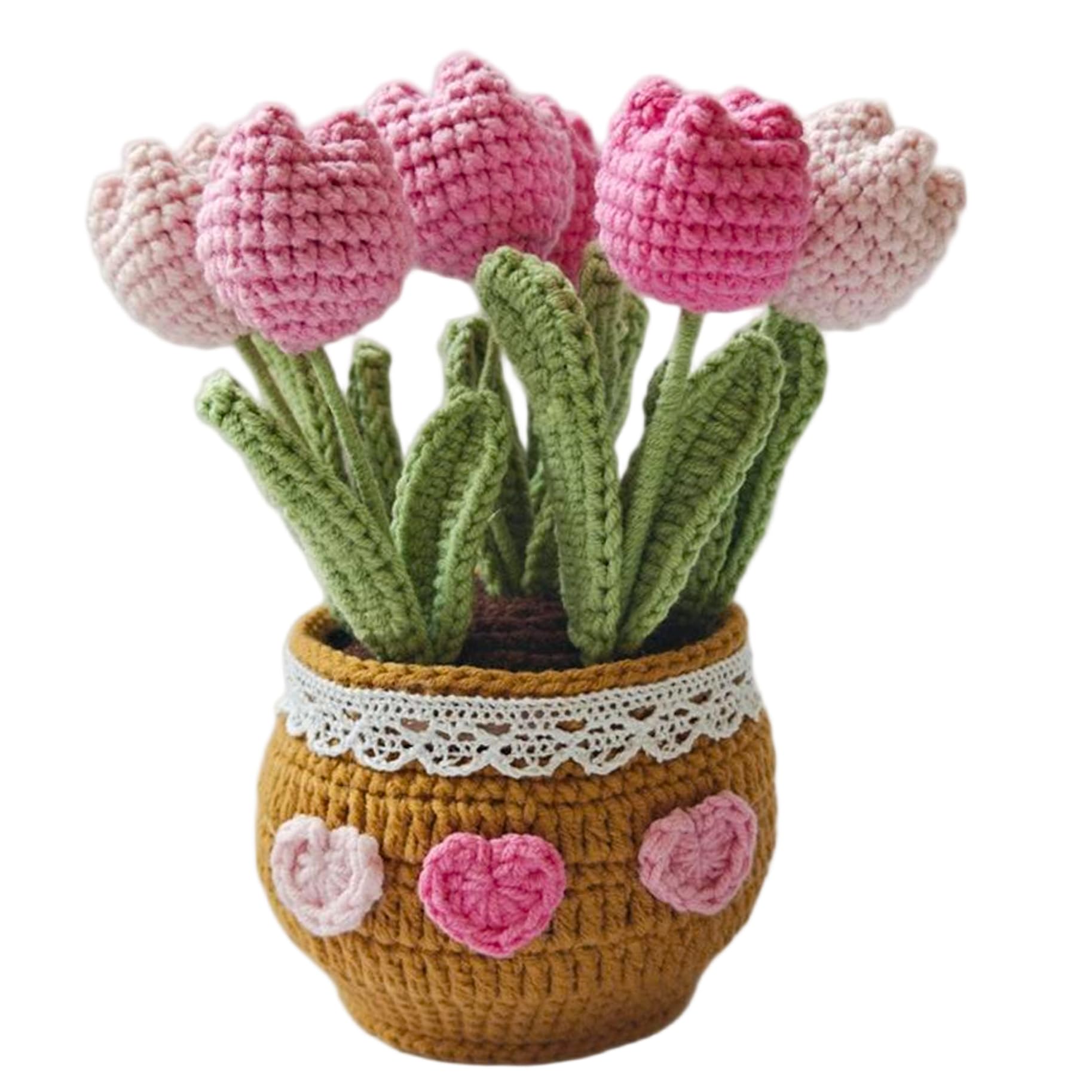 Fleurs au crochet un cadeau mignon fait main plein de tendresse et douceur
