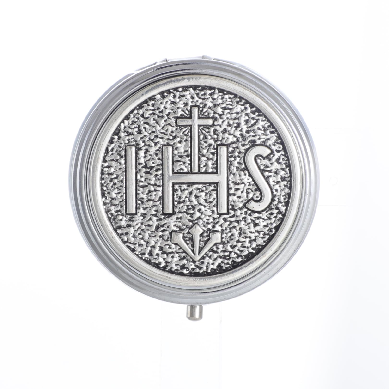 KOMIKOMI IHS Rosary Box - Confirmation Gifts for Catholics, Trinket Box for First Communion, Holds Eucharist, Rosary, Jewelry & Trinkets