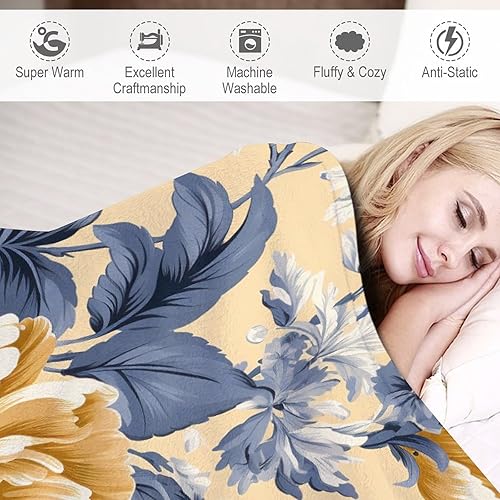 Miniatura 4 de Manta de forro polar de 30 x 40 pulgadas, ligera, súper suave y acogedora, de lujo, para cama, sofá y automóvil para adultos