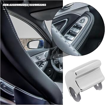 EMSea 1 Set Window Switch Repair Button Cap Cover Replacement Part A2229052203 2229052203 Compatible with Mercedes Compatible with Benz W205 W222 C S Class