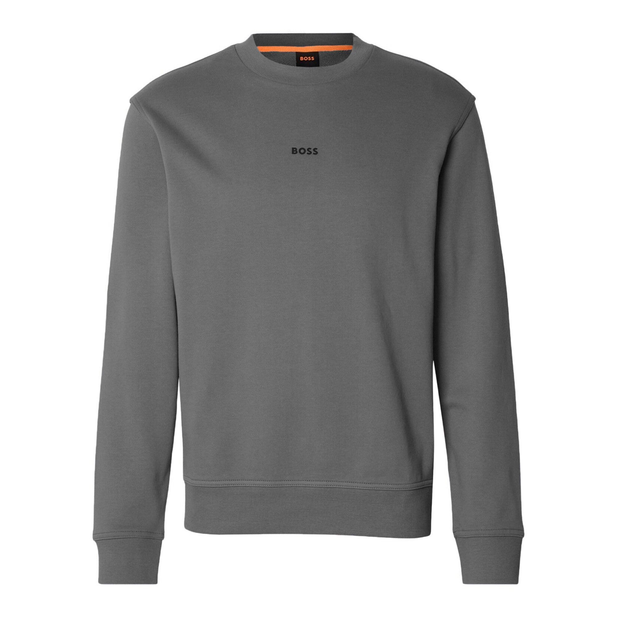 Boss Grey Wesmallcrew Relaxed-Fit Sweatshirt - M