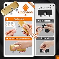 Vista 7 de 【2024 Nuevo】Kit de herramientas de reparación de reloj Jorest, reemplazo de batería y ajuste de correa, llave para abrir la tapa trasera, abridor