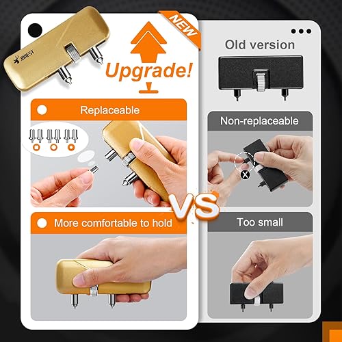 Miniatura 7 de 【2024 Nuevo】Kit de herramientas de reparación de reloj Jorest, reemplazo de batería y ajuste de correa, llave para abrir la tapa trasera, abridor