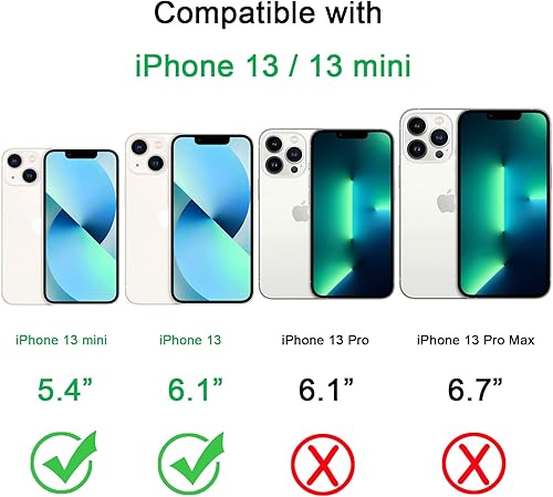 Miniatura 3 de Protector de lente de cámara para iPhone 13 y iPhone 13 Mini, brillantes con diamantes de imitación 3D con diamantes de imitación 9H, cubierta