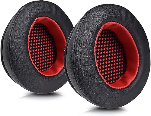 Almohadillas de repuesto G4 para auriculares de piel de proteína, piezas de reparación compatibles con auriculares Edifier G4 Pro  G4 SE  G30 (negro