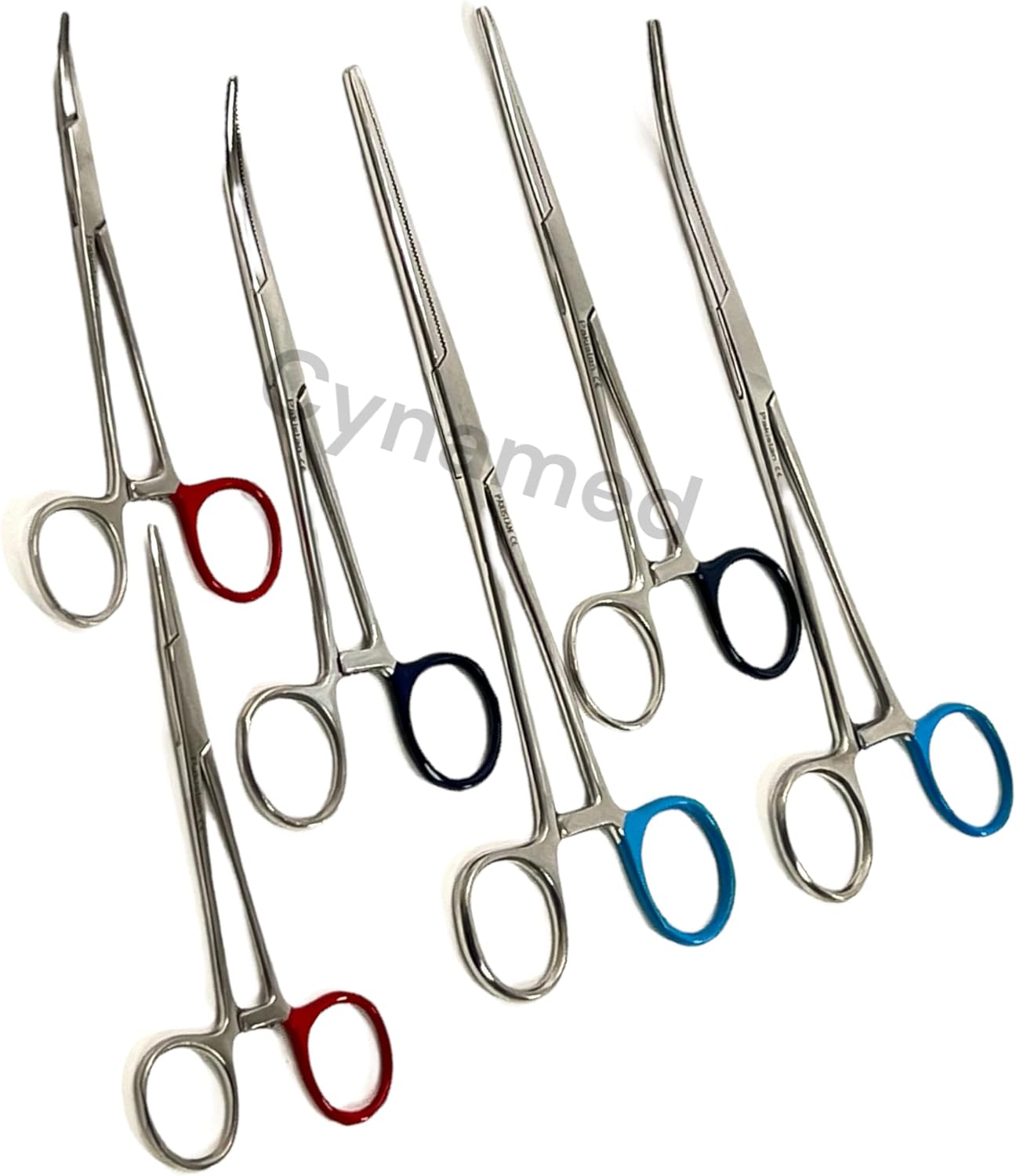 Premium Ultimate Hemostat Set 6 Piece Ideal for hobby tools electronics fishing and taxidermy
