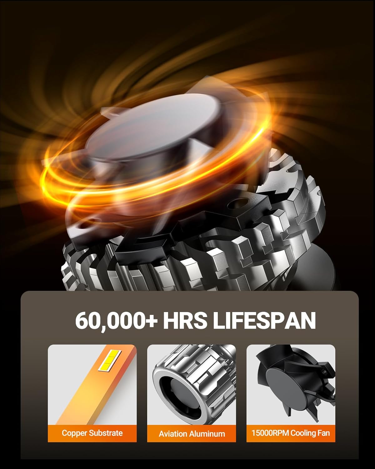 SEALIGHT 𝐇𝟏𝟏 𝐅𝐨𝐠 𝐋𝐢𝐠𝐡𝐭 𝐁𝐮𝐥𝐛𝐬, 𝐏𝐥𝐮𝐠-𝐍-𝐏𝐥𝐚𝐲, Pack of 2