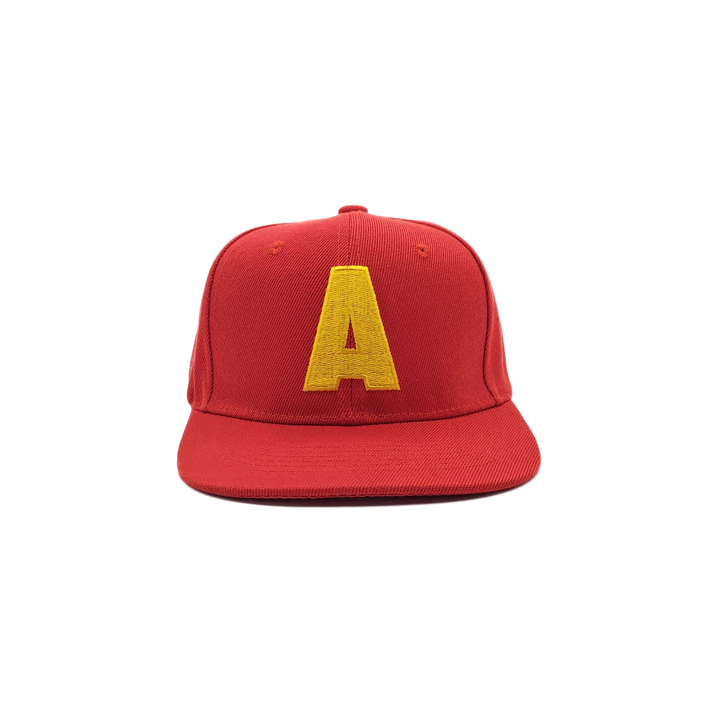 ASVP Shop Casquettes pour Enfants Rouge Bleu Vert avec Bande Réglable et Lettre Brodée Costume
