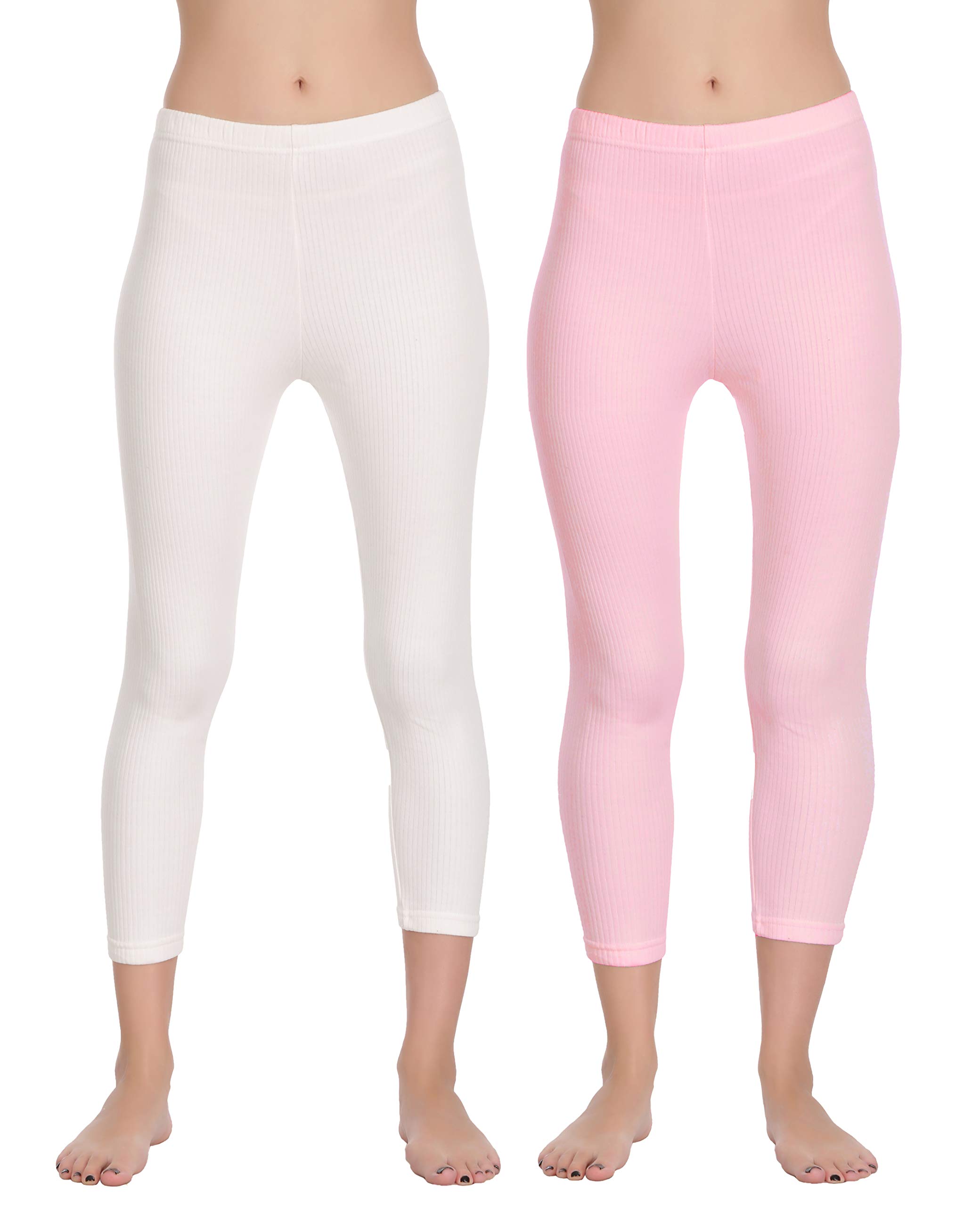selfcare Women Cotton Blend Thermal Pyjama Set Pack of 2 (SW0440-XXS) White, Pink-picture-22