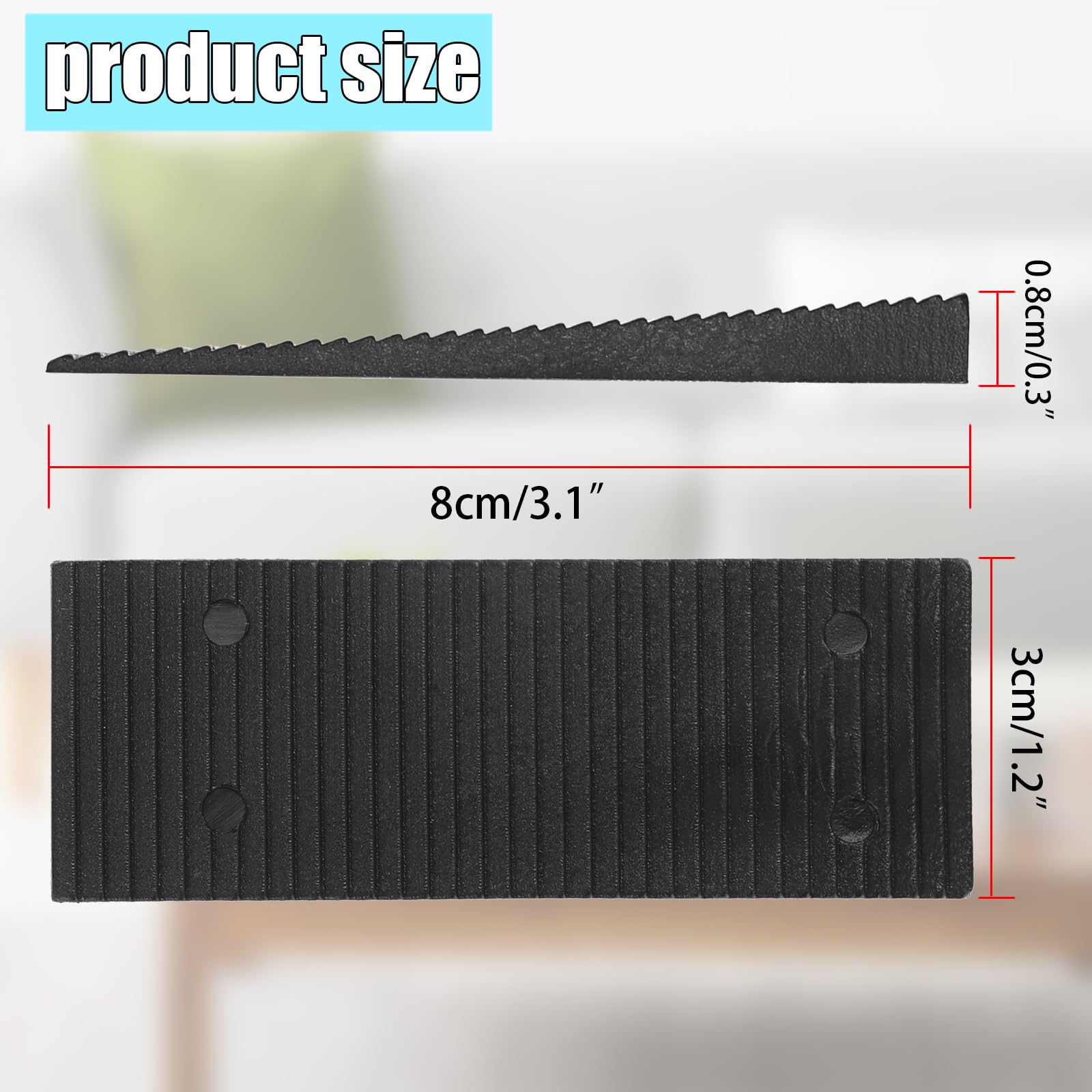 SUMNACON 32 Packs Plastic Composite Shims Leveling Wedges - Image 3