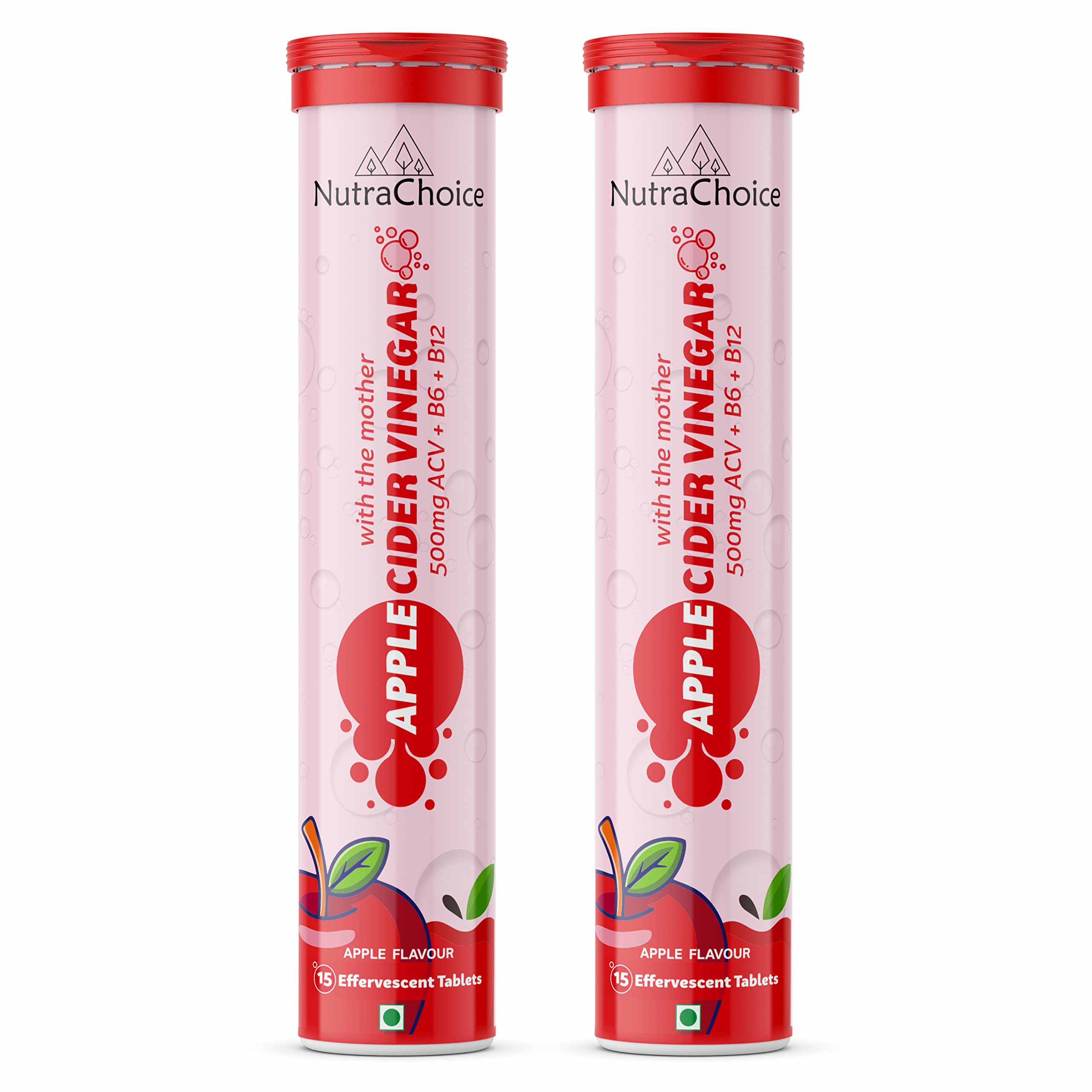 NutraChoice Apple Cider Vinegar 30 Effervescent Tablet (Pack of 2) with mother for weight loss, Added Vit B6, B12 & Pomegranate Extract, Weight management & Gut Health (B0BWTKLFZ5) Amazon Price History, Amazon Price Tracker