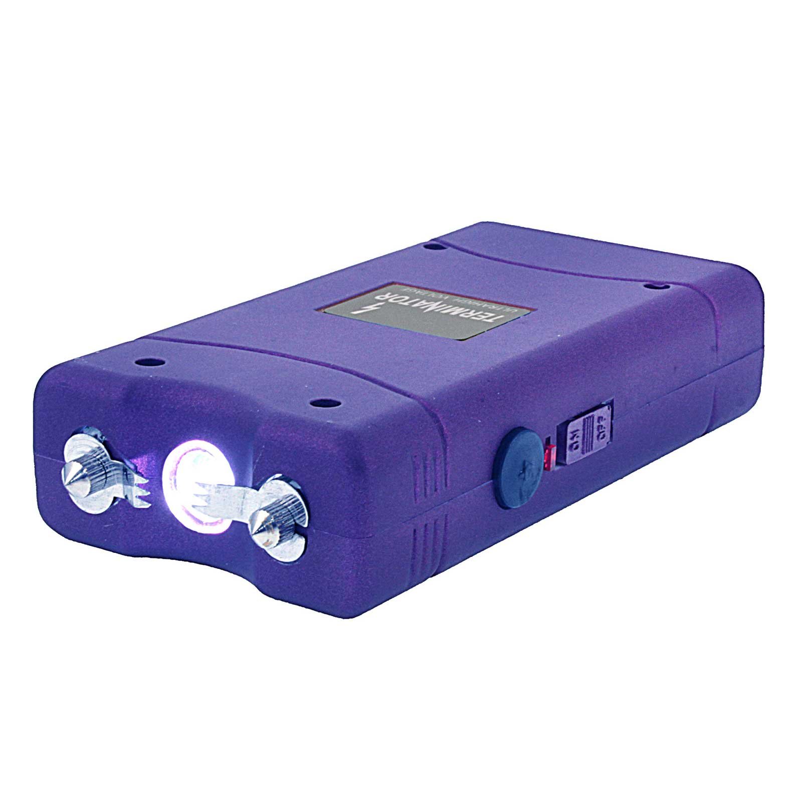 Terminator Stun Gun SG-800-5 BV | Max Power Mini Rechargeable Stun Gun Flashlight