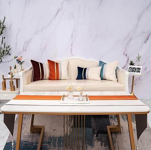 Miniatura 5 de Yangest - Funda de cojín de terciopelo con rayas doradas, moderna, de lujo, ideal para sofá, dormitorio, sala de estar y decoración del hogar.