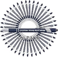 Vista 140 de 10 bolígrafos personalizados a granel, bolígrafo personalizado, bolígrafo grabado con nombre, logotipo, lápiz capacitivo para pantallas táctiles, a