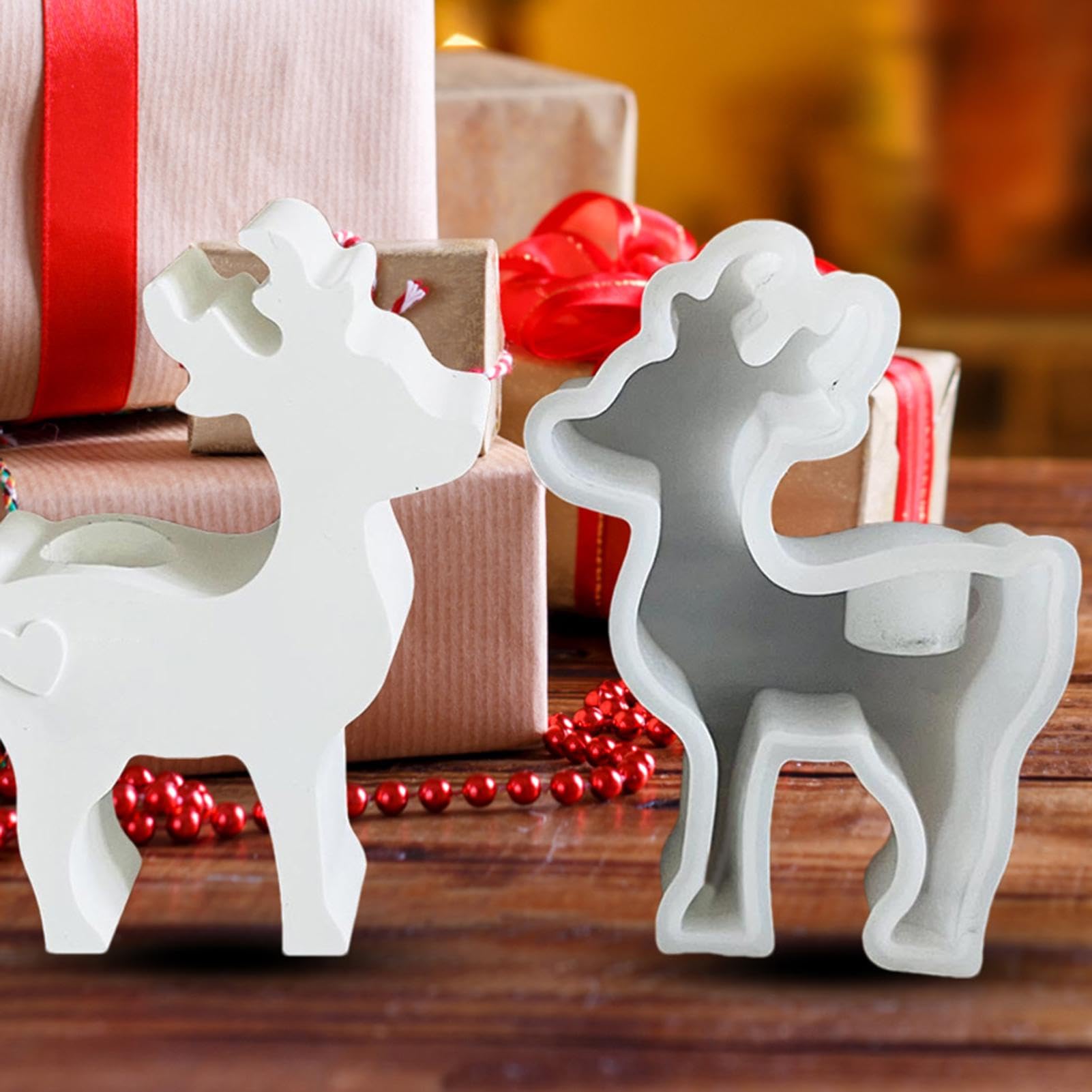 Gupcaqosjw Stampo per statua di cervo di Natale