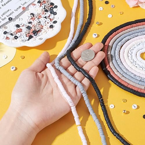 Miniatura 5 de PandaHall 3550 - Cuentas de arcilla polimérica con cuentas de arcilla polimérica para fabricación de joyas de playa de verano de 0.236 pulgadas