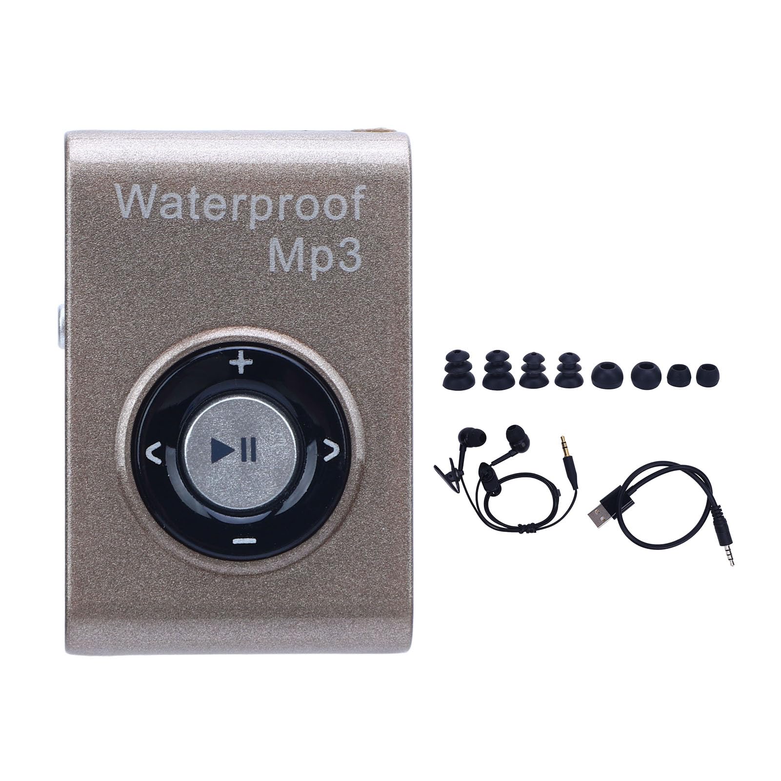 para Nadar con 8 GB de Almacenamiento, Calidad de Sonido de Alta Fidelidad, Incluye Auriculares Impermeables, Reproductor de MP3 Subacuático para Nadar, Bucear y Practicar Deportes Acuáticos