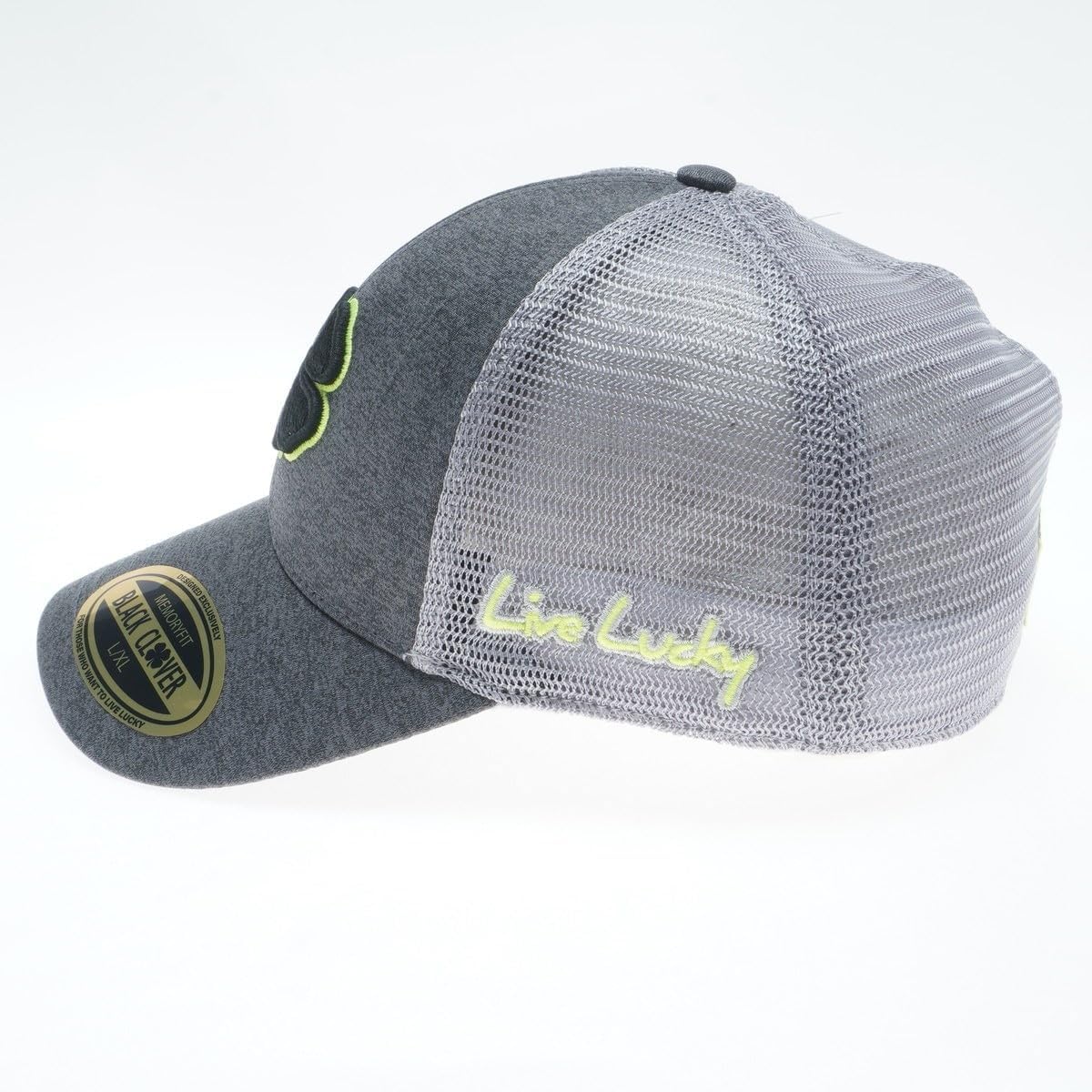 Black Clover Unisex Perfect Luck Fitted Golf Hat - Image 2