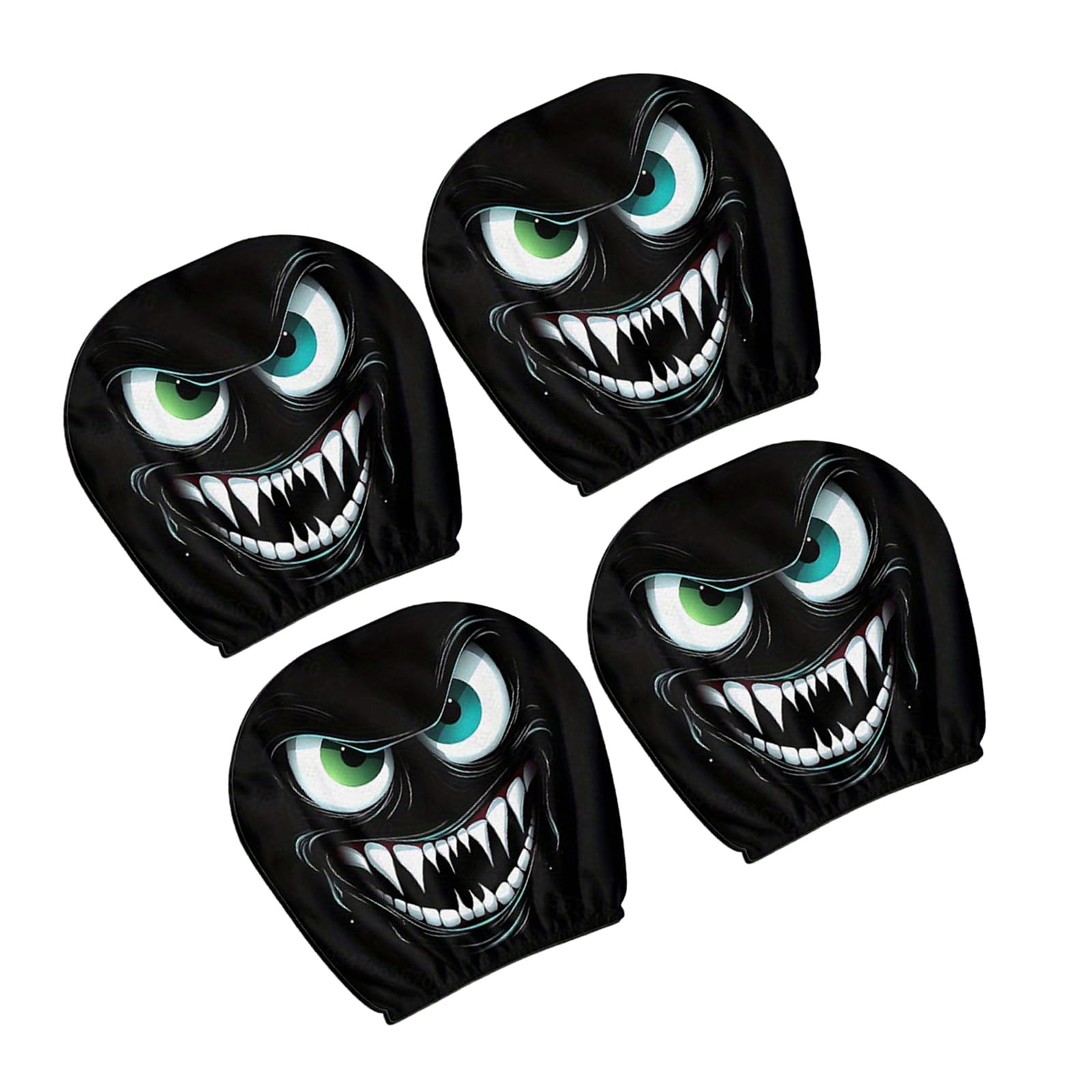 Housse de coussin lavable Evil Eyes en polyester pour un entretien facile - 8