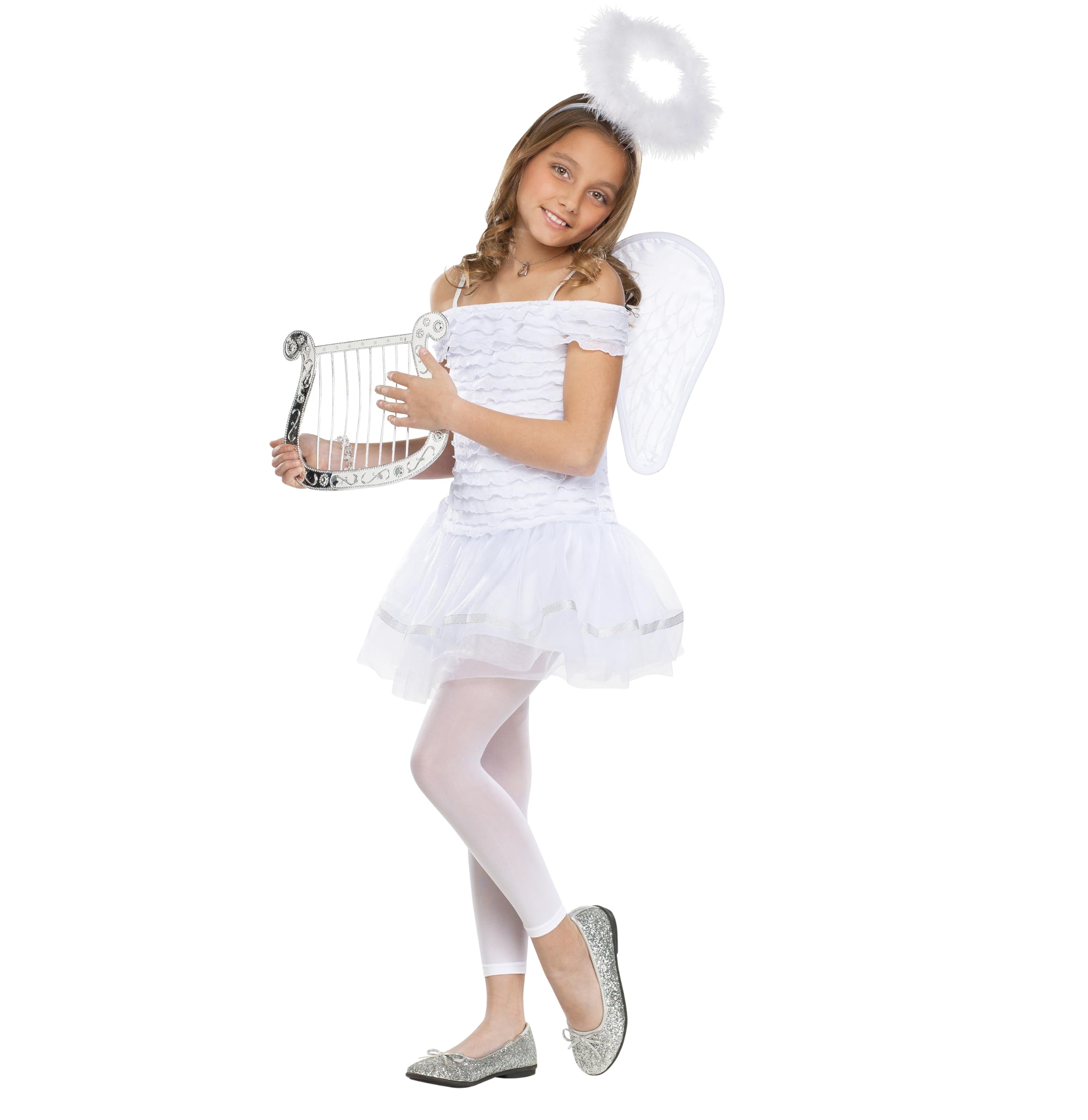 Fun World Girls Little Angel Costume (pack of 1)