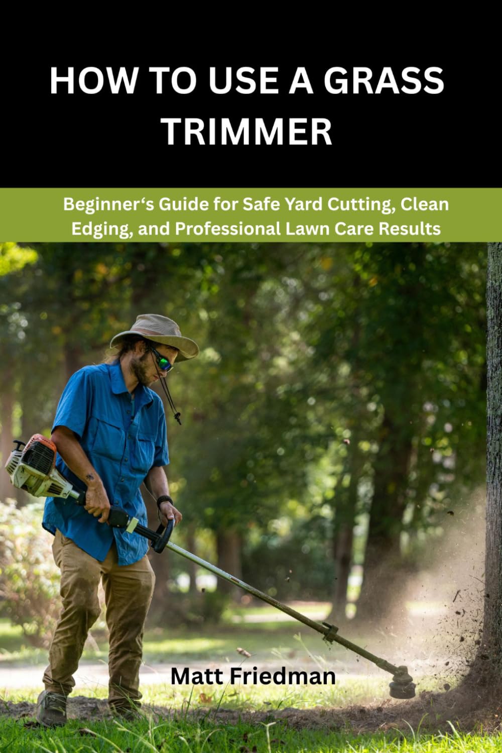 HOW TO USE A GRASS TRIMMER: Beginner’s Guide for Safe Yard Cutting, Clean Edging, and Professional Lawn Care Results