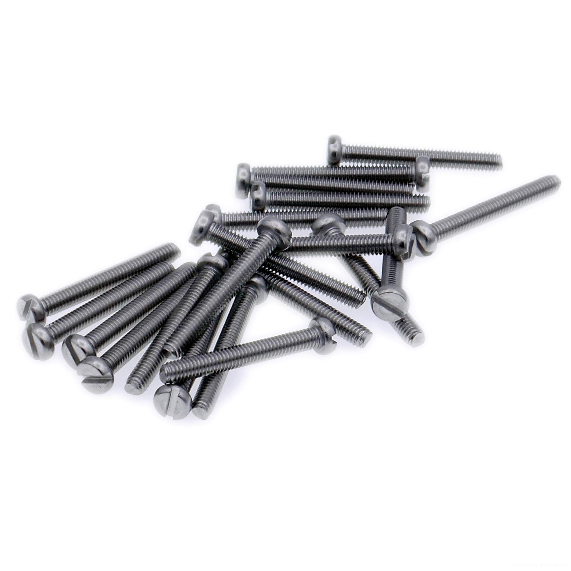 M4 (4mm x 22mm) Slot Cheese Machine Screw (Bolt) - Stainless Steel (A2) (Pack of 20)