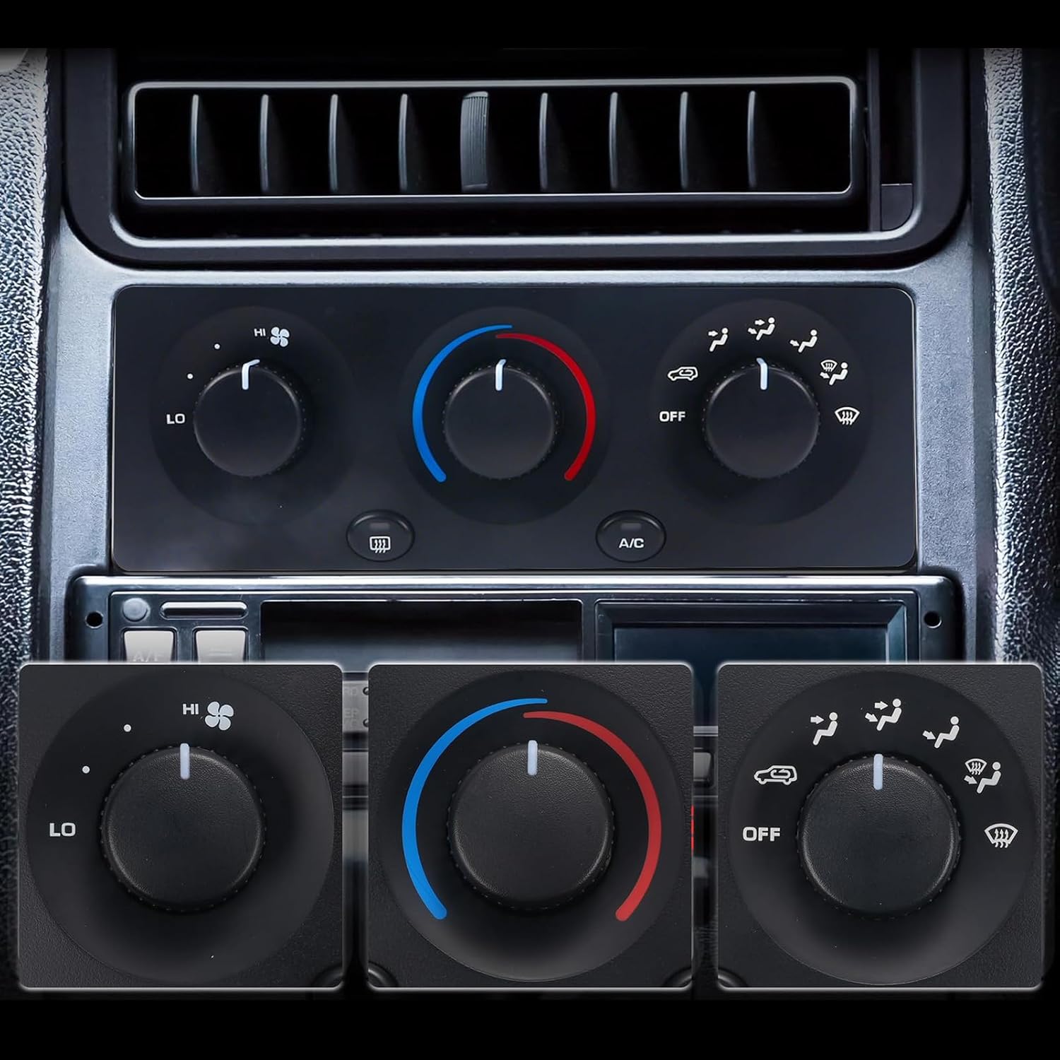 Car Heater Climate Control Module for Vehicle 02-04 599-226 Replacement Temperature Control Unit Auto Parts