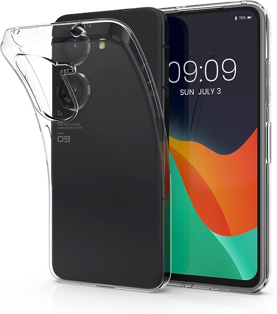 kwmobile Etui kompatybilne z ASUS Zenfone 10 / Zenfone 9, przezroczyste etui, miękkie, cienkie, elastyczne etui ochronne z TPU, przezroczyste