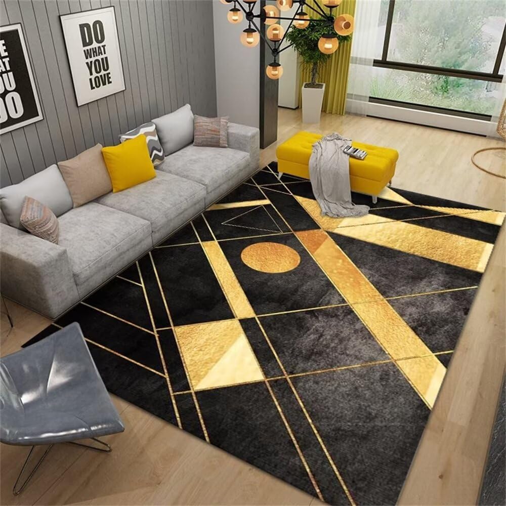 Tapis de sol antidérapant à motif géométrique pour sécuriser votre couloir