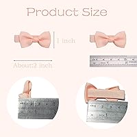Vista 4 de 50 unidades de 25 colores en pares de broches para el pelo con forro completo de 2 pulgadas para niñas