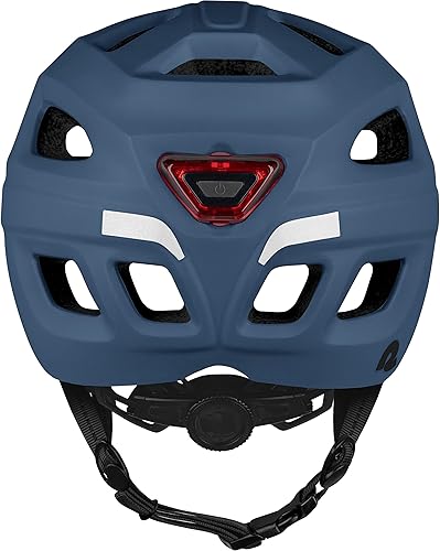Miniatura 32 de Retrospec Lennon - Casco de bicicleta con luz LED de seguridad, esfera ajustable y visera extraíble Piedra mate