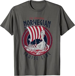 Funny Viking Ship Original Norwegian Cruise Line T-Shirt