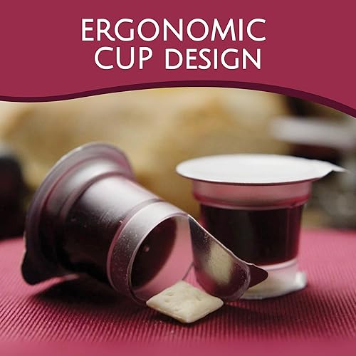 Miniatura 7 de TrueVine Juego de tazas y obleas de comunión superior e inferior, tazas precargadas con pan fresco sin levadura y jugo de uva, cuidadosamente