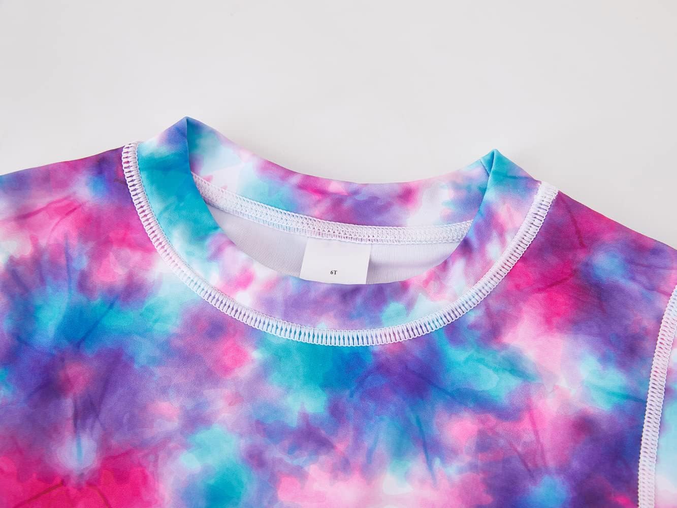 UMELOK Toddler and Little Girls Rash Guard Sets with Bikini Bottoms Swimwear - Image 2