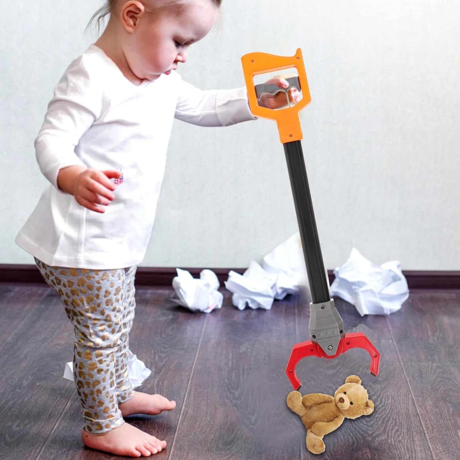 Pince Robot Jouet – Bras Mécanique Interactif – Pour Enfants – Rouge/bleu