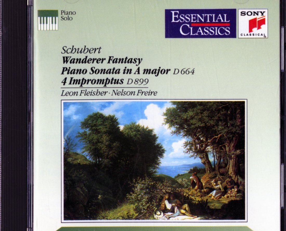 Wanderer Fantasy - Piano Sonatas In A Major - 4 Impromptus [Audio CD] Schubert; Fleisher and Freire