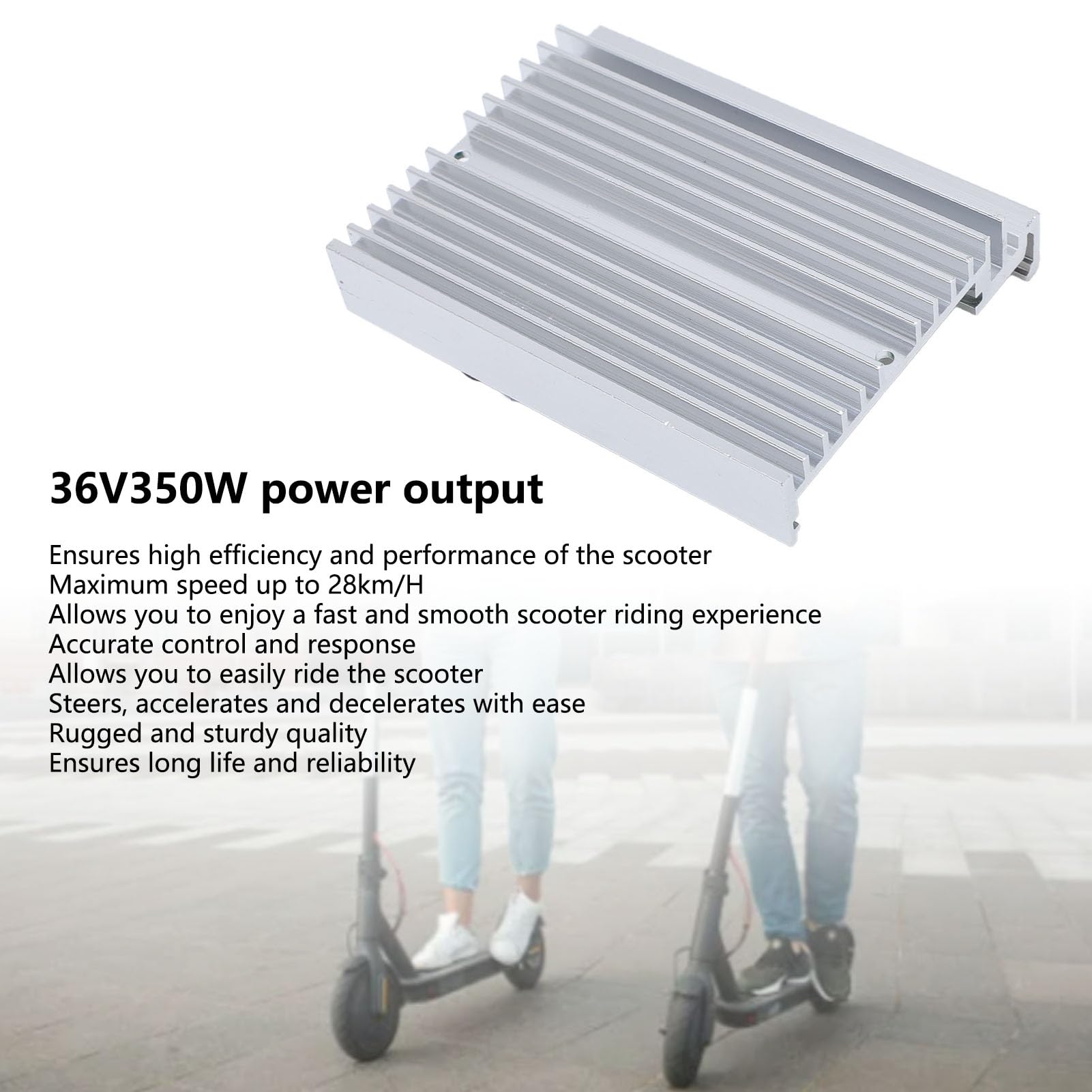 BuyWeek Contrôleur de Carte Mère de Scooter Électrique pour Xiaomi MI4, 36 V 350 W Vitesse Maximale 25 Km/H Contrôleur de Carte de Circuit Imprimé de Trottinette Électrique