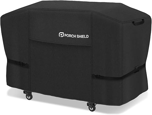 Porch Shield Cubierta de parrilla de gas 600D de 28 pulgadas impermeable y resistente a la decoloración, se adapta a la estación de cocción