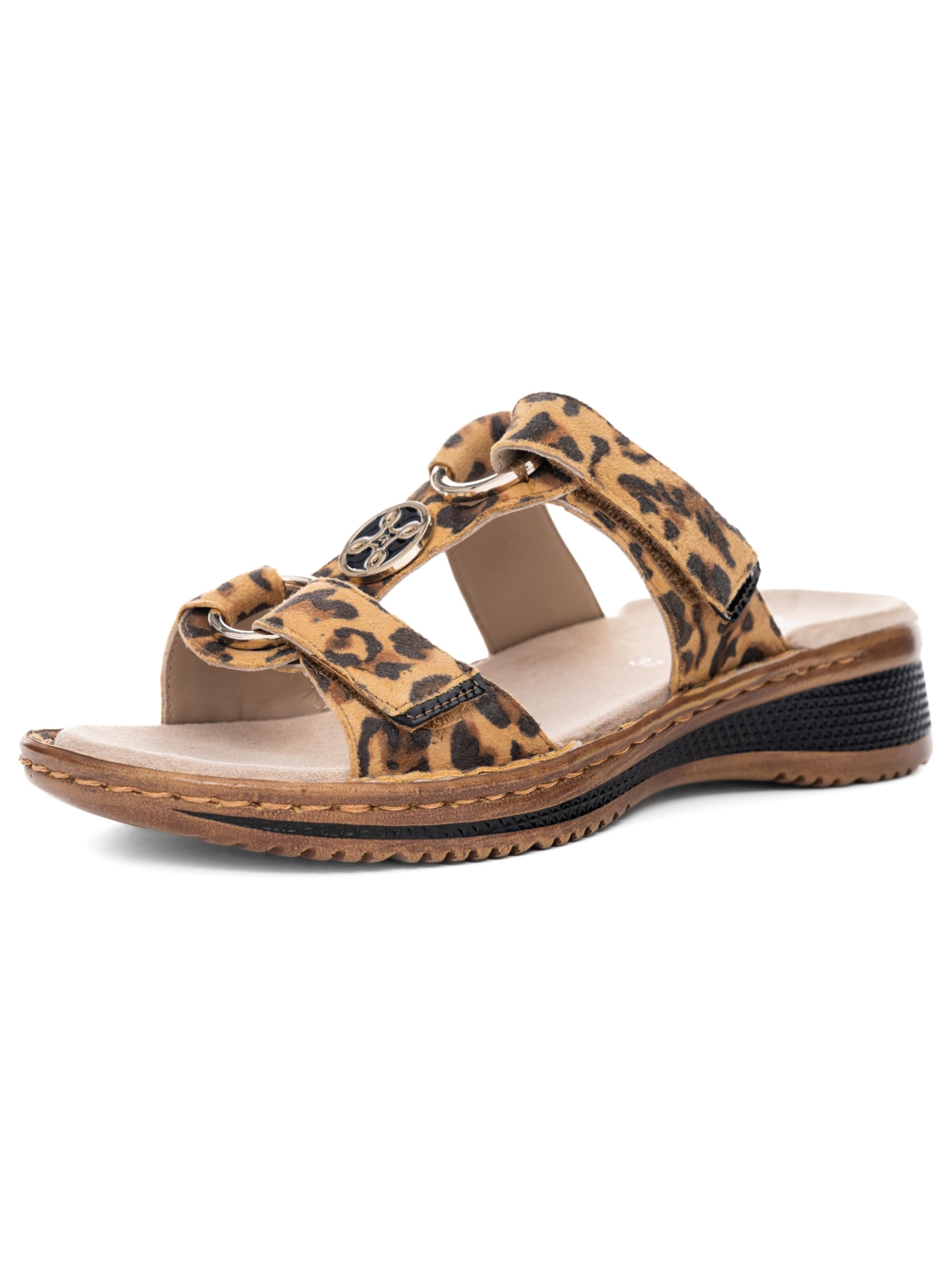 ARA Women Hawaii Moccasin, Black (Natural Black), 6-6.5 UK